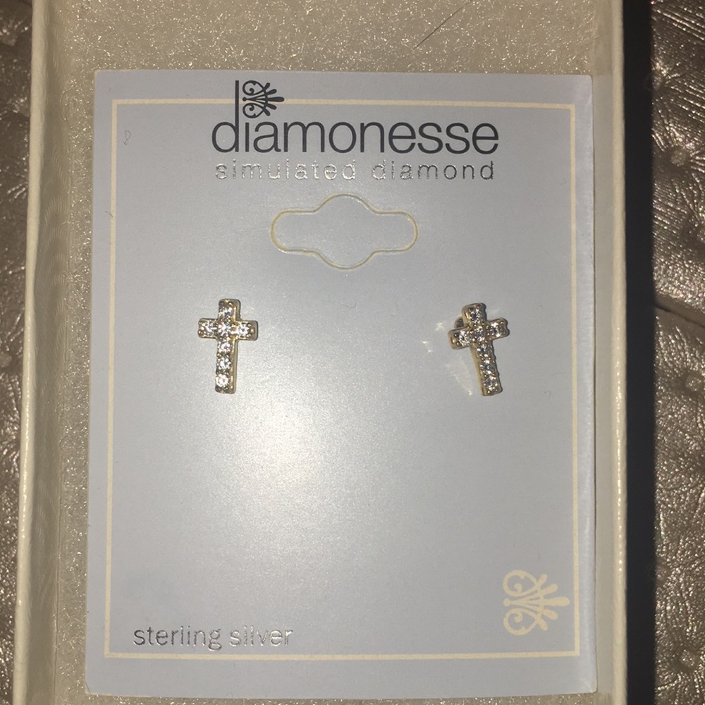 Cross earrings